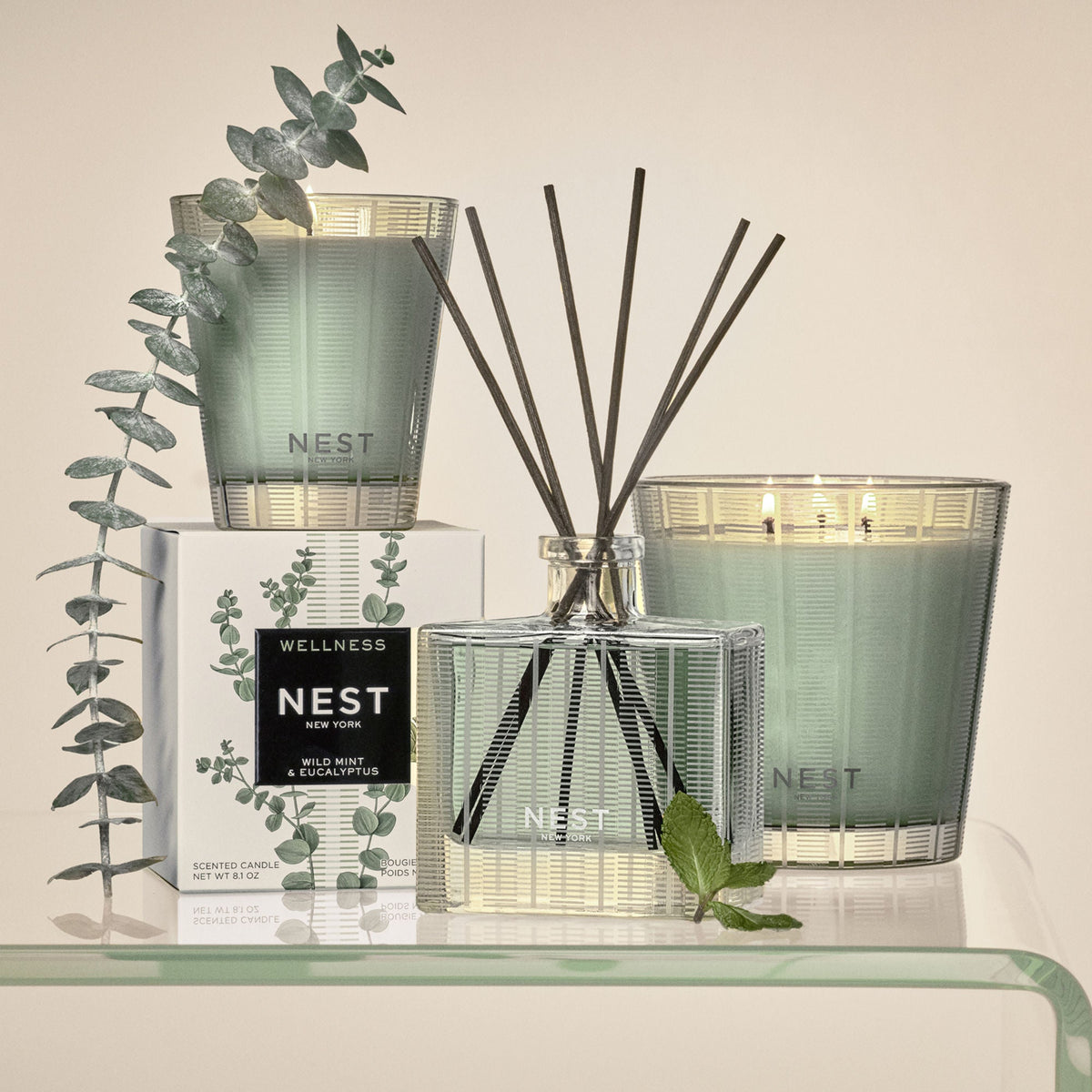 Wild Mint & Eucalyptus Reed Diffuser