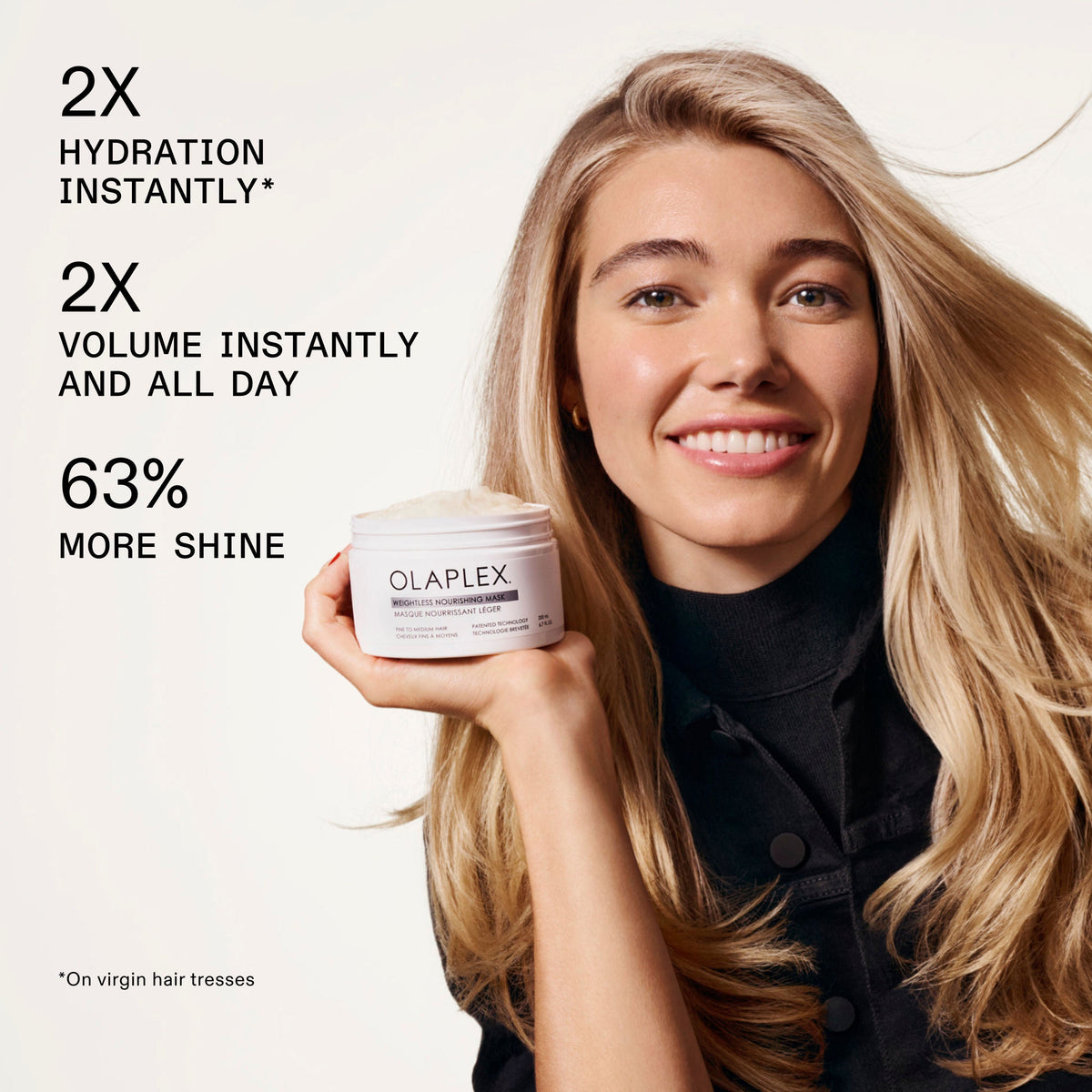 Weightless Volumizing Hydration Hair Mask for Fine Hair
